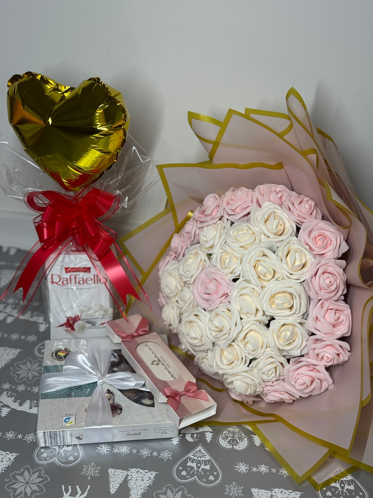 Luxury Gold Heart Set | Set Luxos Gold Heart