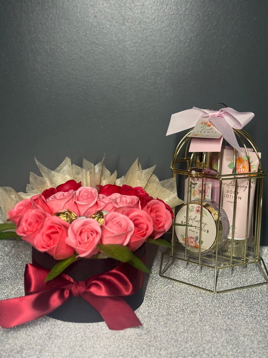 Deluxe Rose Care Set | Set Cadou „Eleganță și Relaxare”